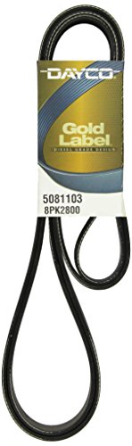 Correa serpentina Dayco 5081103 de alta resistencia contra el desgaste automotriz