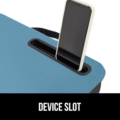 Gorilla Grip 840316710947 Laptop Lap Desk With Phone Holder, Pillow Cushion Desks Fit Laptops Up To 15.6", Tray Ledge Keep Computers In Place thumb #6