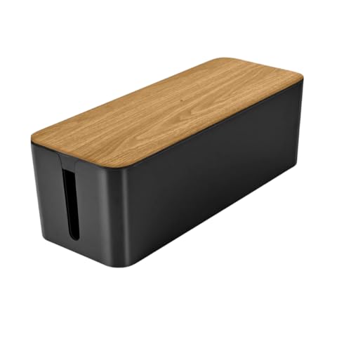 Caixa de Esconder Fios e Cabos Tomadas Fontes Armazenamento de Fi...