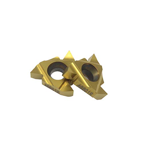 Tool Part for 16IR AG 60 20PCS Threading Inserts 60 Degree 16IR AG 60 LDC Lathe Cutter for Thread Turning