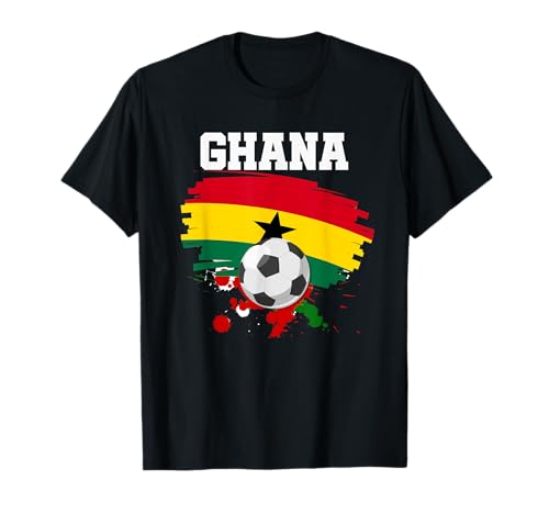 Supporter Foot Ghana Fan Maillot Drapeau Ghana T-Shirt