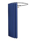 Blauer faltbarer Ankleideraum für Damenboutique im Einkaufszentrum