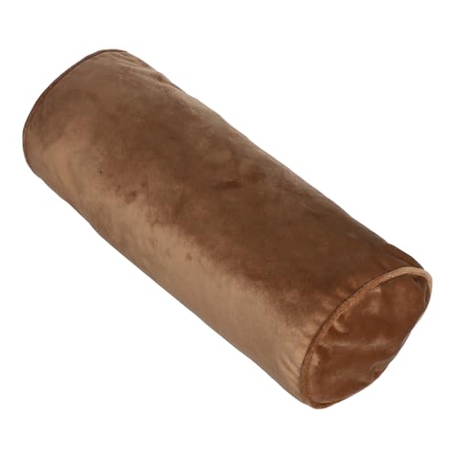 STOBAZA Funda De Almohada De Terciopelo Cuello Enrollable y Cilíndrica para Dormitorio Sala De Estar y Viajes con Cremallera