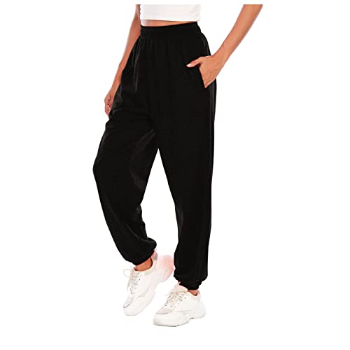 Sweatpants for Women Baggy High Waisted Joggers Sweatpants Plus Size Casual Sweat Pants Comfy Cotton Workout Pants2