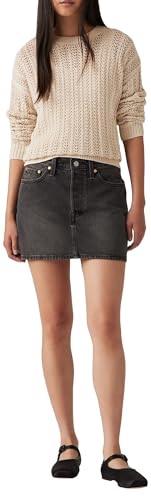 Levi's Icon Skirt Gonna, Dark Mirror, 27W Donna - Immagine 4