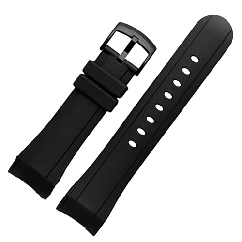 Bracelet montre fluororubber 24 mm idéal pour le sport et le quotidien