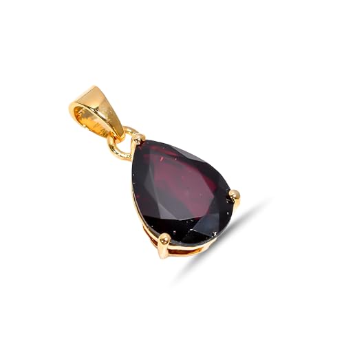 Pendentif en argent 925 grenat fait main de haute joaillerie