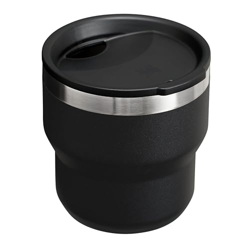 Image of STANLEY Stay-Hot Stacking Camp Cup 10 OZ Black 2.0
