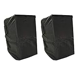 COOSOO Outdoor Speaker Cover 2 Pack Bags Waterproof Wall Mounted Speaker Protection with Windproof Elastic Cord