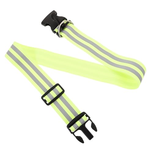 Toddmomy Reflective Running Belt with Adjustable Straps for High Visibility for Night Cycling Walking and Running Easy to Clean Versatile Safety Gear for Outdoor Activities