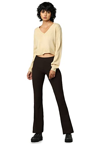 Image of Only Women's Acrylic V-Neck Sweater