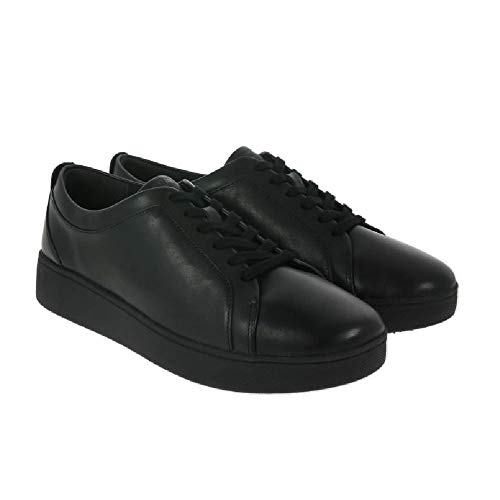 Image of FitFlop Womens Rally Leather Sneakers