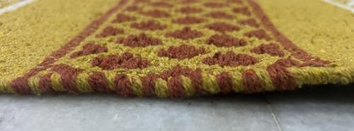 Image of 2x5 ft Cotton Runner Rug - Breathable Flatweave Carpet for Entryway, Balcony & Studio Styling
