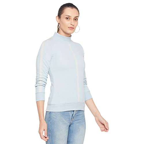 Image of Duke Stardust Women Full Sleeve High Neck Sweatshirt (LFX770 Skyway Mix L)