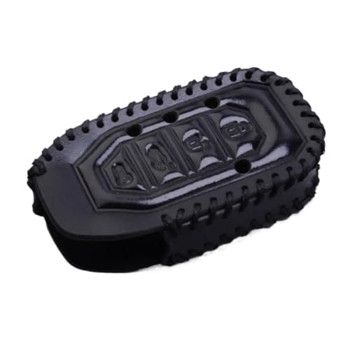 Étui de protection for porte-clés RFX-P2WG15-SS en cuir PU noir for Compustar G15 2 voies pour