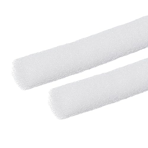 Image of PATIKIL 23 /32 Inch x 16 Feet Backer Rod for Gaps and Joints, 2 Roll Foam Rope Caulk Crack Joint Filler Roll Seal Weather Strip for Home Construction Car, White