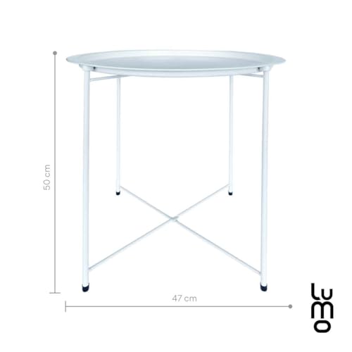 La Mejor Selección de Mesa lateral blanca que Puedes comprar On-line. 24 Imagen adicional