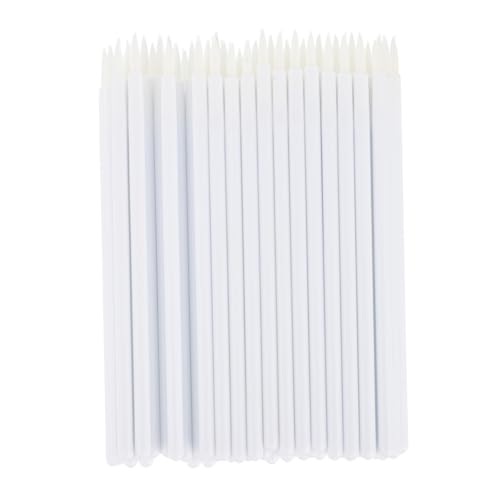 Mikinona Practical Convenient Eyeliner Applicator Kit 100pcs Disposable Eye Brushes Small Size Ideal for Travel