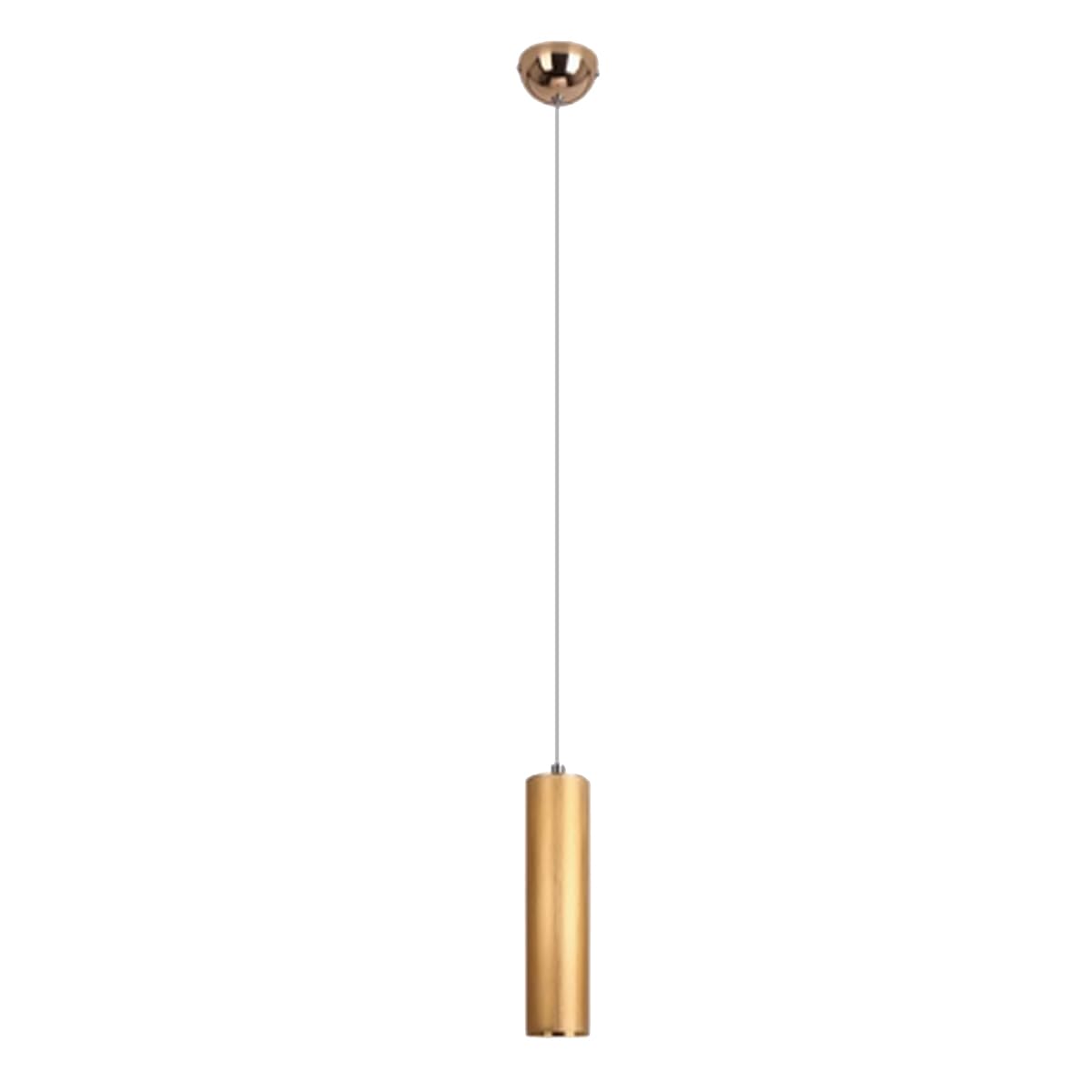 SXECAEPS Pendant Lamps Nordic Hanging Lamp Gold Long Tube Creative Anti-rust Aluminum Chandelier Downlights 5W Cylinder Droplight Spotlight for Living Room Bedroom Hallway