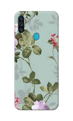 Image of Printed Hard Back Cover Case for Samsung Galaxy M11 | Samsung Galaxy A11 Back Cover (Floral Painting) -702