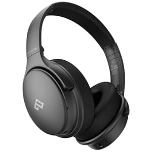 INFURTURE Over Ear Headphones Active Noise Cancelling Headphones, H1 Wireless Bluetooth Headset, Deep Bass Headset, Low Latency, 90H Playtime, Foldable Headphone for Sport Running Cool Gadgets Gift