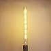 Vintage Tubular LED Filament Bulb Dimmable T30 6W LED Light Bulb, E26 Base, Clear Warm White 2700K, 60W Equivalent, 110-120VAC, Dimmable