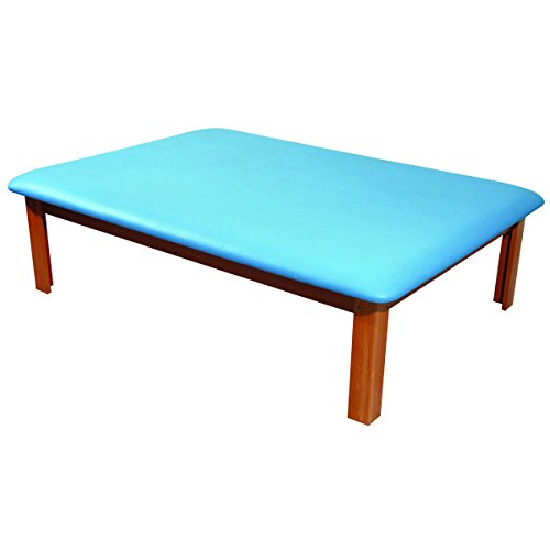 3B Scientific W15072LB Light Blue Eucalyptus Wood Mat Platform Table, 72.5