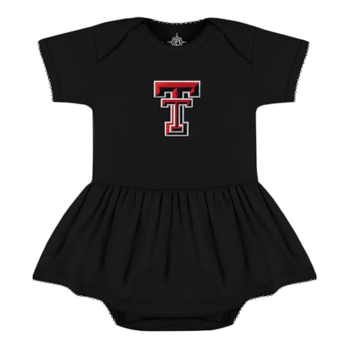 Image of Creative Knitwear College Baby Picot Bodysuit Dress - Team Logo, Multiple Colors, for Baby Girls (0-24 Months)