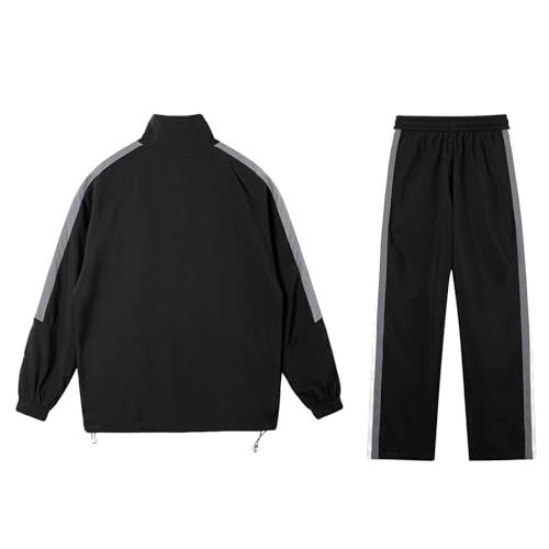 Men's Long Sleeve Casual Sports Suit, Jacket and Pants Set,Sweatsuits 2 Piece Set2