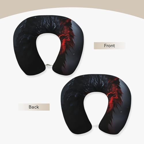 Almohada de espuma viscoelástica para cuello viaje miniatura 4