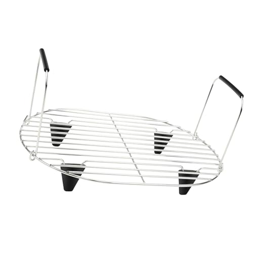 Lerpwige Estantería de vapor multifauntal con utensilios de cocina plegables, perfecto para 8 5 litros de cocción lenta y asado