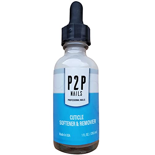 P2P Cuticle Softener & Remover - Professional Pedicure & Manicure Nail Cuticle Repair Care Treatment - Instantly Removes Dead Skin