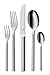 Produktbild WMF Lyric Plus Edelstahl Besteck Set 6 Personen, Essbesteck Set 30teilig, Hohlheftmesser, Cromargan protect teilmattiert, kratzbeständig, spülmaschinenfest