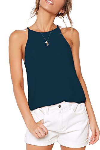 Image of LouKeith Womens Tank Tops Casual Flowy Printed Vest Shirts Sleeveless Cotton Soft Summer Tees Blouses