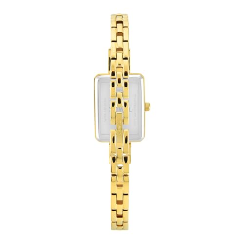 Image of TIMEX Silver-Tone Rectangle Dial Analog Women's Watch - TWEL22801