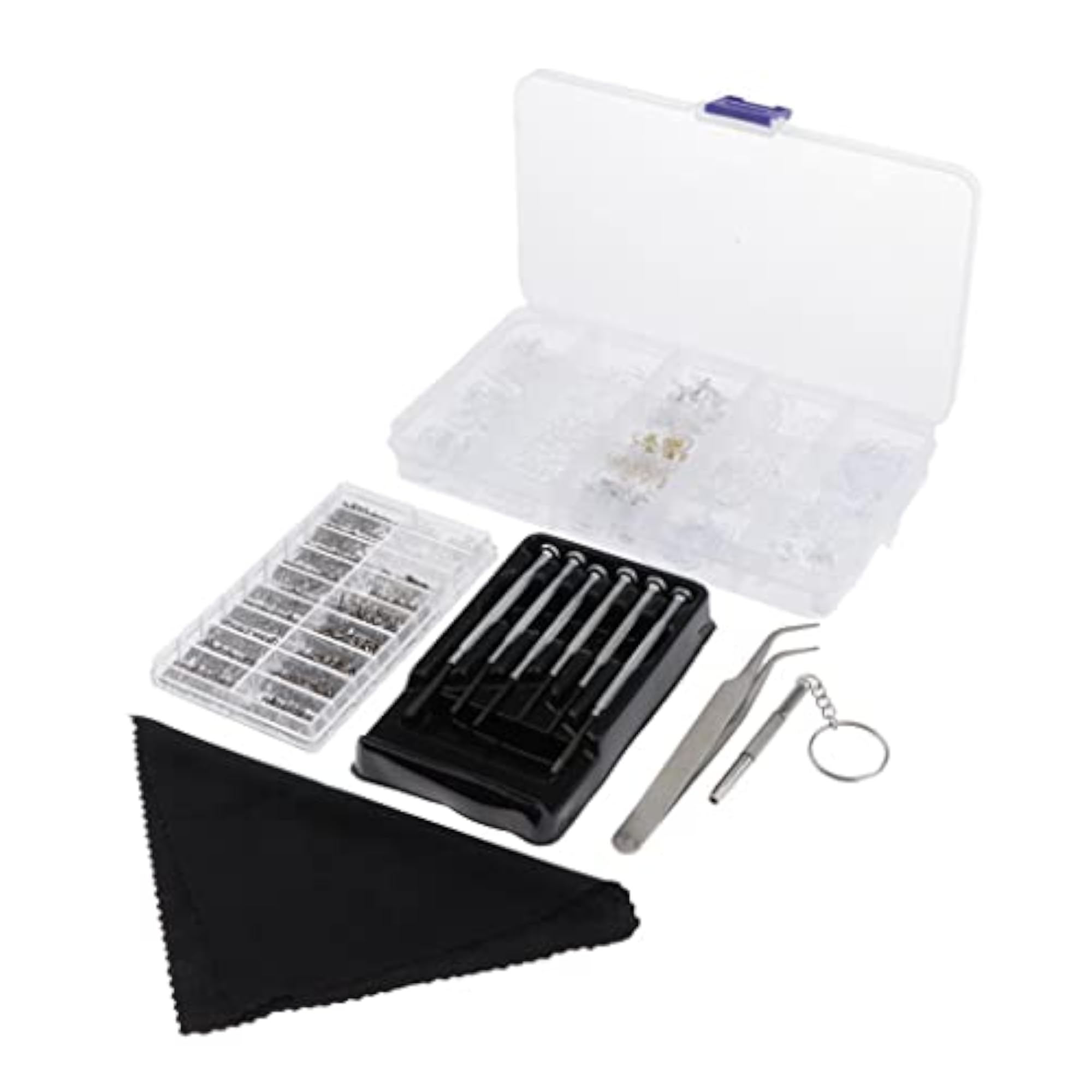 Eyeglass Screws Repairing Tools Kit with Tweezer