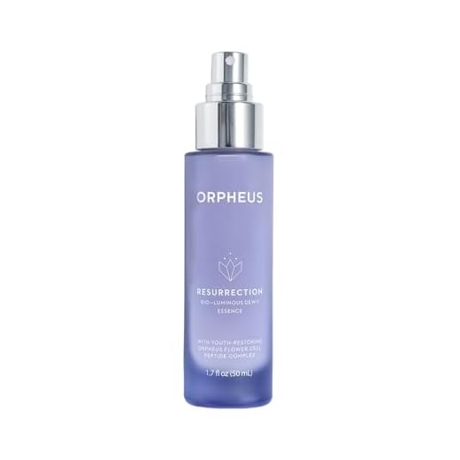 ORPHEUS Resurrection Bio-luminous Serum Mist – Moisture-boosting Hyaluronic Acid Dewy Essence and Makeup Setting Spray that Works as an Illuminating Primer for Dewy Glow. 1.7 oz. 100% Pure. Vegan