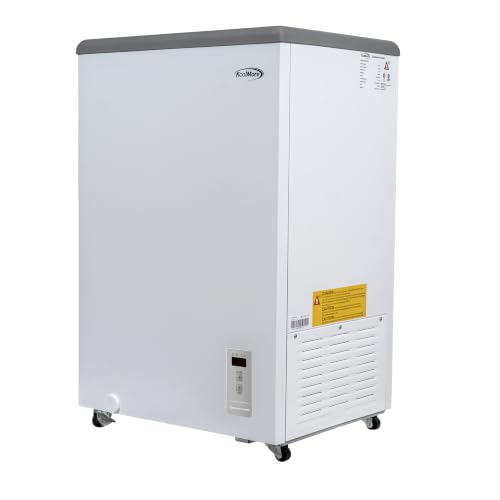 Image of KoolMore 22 in. Commercial Flat Top Ice Cream Display Freezer, NSF Listed, 3.4 Cu. Ft. in White