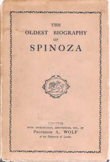 The oldest biography of Spinoza B000H44R5I Book Cover