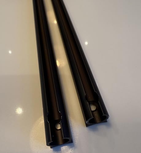 Wild Earth BLACK Awning Rail universal Caravan Campervan motorhome 1.2 Metre X2 = 2.4m Total