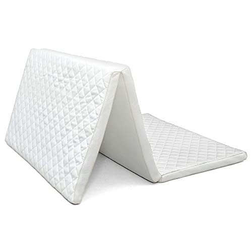 アイリスオーヤマ 洗える エアリープラス マットレス シングル かため 三つ折り 抗菌防臭 厚さ5cm 高反発 ...