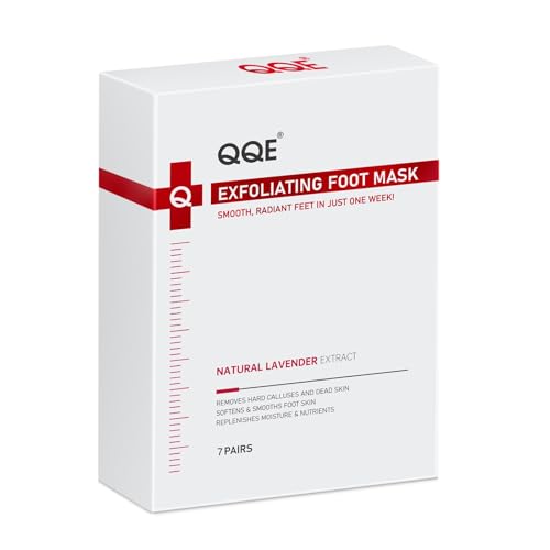 Foot Peeling Mask, Hydrating Exfoliating Foot Mask for Dry Cracked Feet, Callus Remover &amp; Cracked Heel Repair &amp; Foot Care (7 Pack)