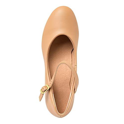 Image of ARCLIBER Character Shoes for Women Ankle Strap 1.55 inch Dance Heels for Ballroom Salsa Tango