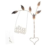 WKabnkn Decorazioni da parete Rooted In Love Scultura Swing Art Hangings Ornamenti per la casa Camera da letto Soggiorno Decor Radicato nell