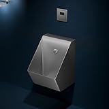 Urinal mit an der Wand montiertem Sensor, intelligente Spülung aus Edelstahl 304 für Männer,...