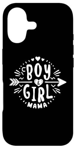 Boy And Girl Mama Mom of Two Mommy Mother's Day Birthday �X�}�z�P�[�X iPhone 17 �p