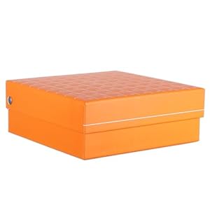 Healifty 81-Kompartiment Gefäßständer Box Orange