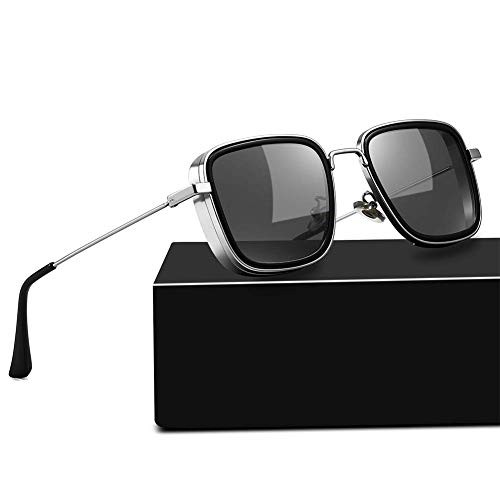 ELEGANTE Smooth Leg Covers Lightweight Square Kabir Singh Sunglasses for Men - Image 2