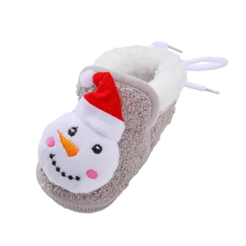 Girls Shoes Infant Christmas Booties Soft Baby Santa Winter Warm Fleece Slippers Snow Boots Crib X Level Prospect