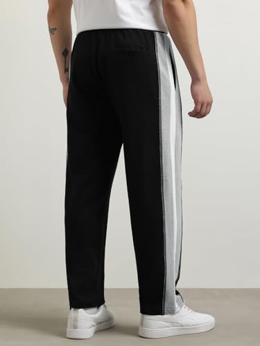 Image of Nobero Joggers for Men | Trackpants for Men | Elasticated Waist with Drawcord | Soft & Breathable Fabric | Casual Everyday Wear